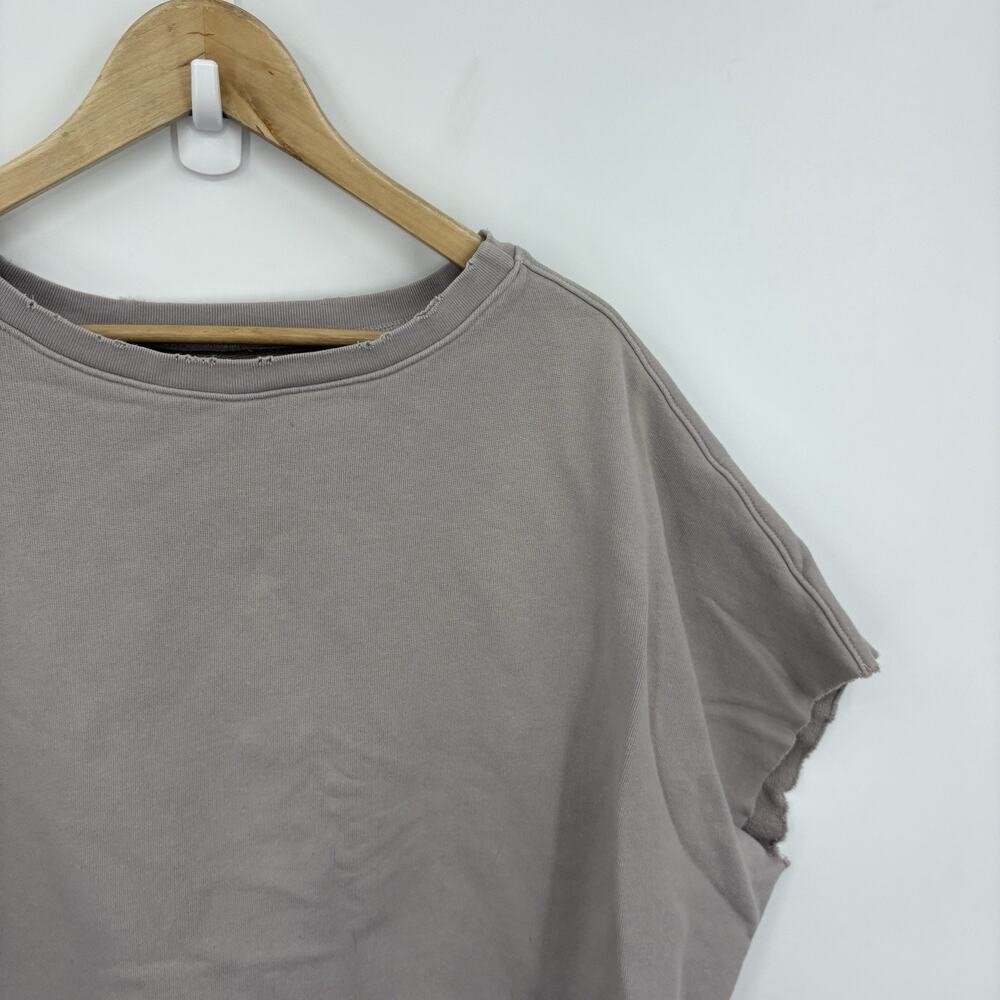 Frank & Eileen Capelet Sweatshirt One Size Minimalist Lounge Luxury Capsule Soft - Picture 4 of 10